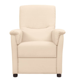 Fauteuil de massage Crème Tissu