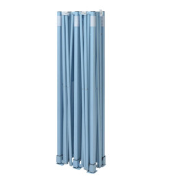 Tente de réception pliable avec 4 parois 3x6 m Acier Bleu
