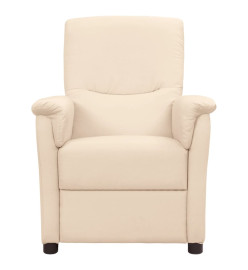 Fauteuil de massage Crème Tissu