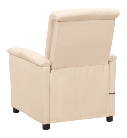 Fauteuil de massage Crème Tissu