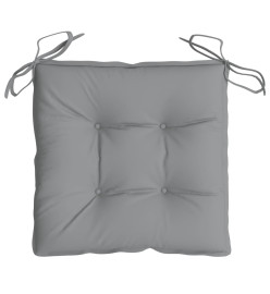 Coussins de chaise 4 pcs gris 50x50x7 cm tissu oxford