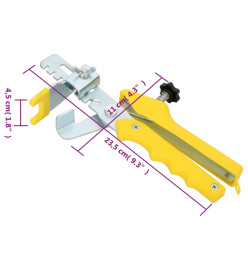 Système de nivellement de carrelage 250 cales 500 clips 2 mm