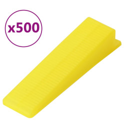 Système de nivellement de carrelage 500 cales 2500 clips 2 mm