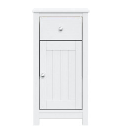 Armoire de salle de bain BERG blanc 40x34x80 cm pin massif