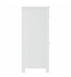 Armoire de salle de bain BERG blanc 40x34x80 cm pin massif