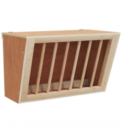 Mangeoire à foin pour lapins 37x18,5x23 cm bois massif sapin