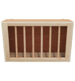 Mangeoire à foin pour lapins 37x18,5x23 cm bois massif sapin