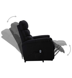 Fauteuil Noir Tissu