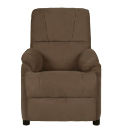 Fauteuil de massage Marron Similicuir daim