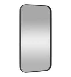 Miroir mural Noir 30x60 cm Rectangulaire