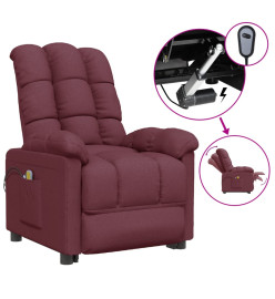 Fauteuil électrique de massage Violet Tissu