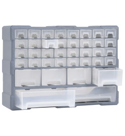 Organisateur multi-tiroirs avec 40 tiroirs 52x16x37,5 cm