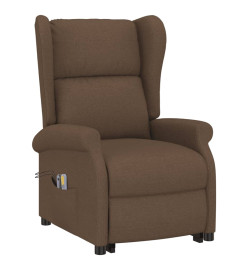 Fauteuil de massage Marron Tissu