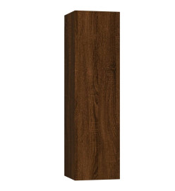 Ensemble de meubles TV 3 pcs Chêne marron Bois d'ingénierie