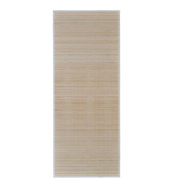 Tapis rectangulaires Bambou naturel 4 pcs 120x180 cm