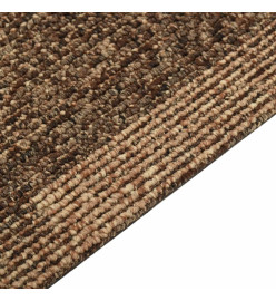 Carreaux de tapis de sol 20 pcs 5 m² Marron