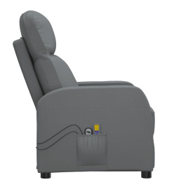 Fauteuil de massage Gris Similicuir