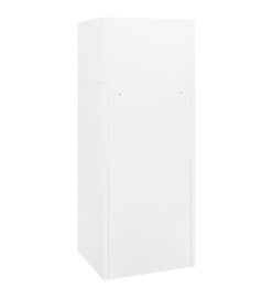 Armoire à selles Blanc 53x53x140 cm Acier