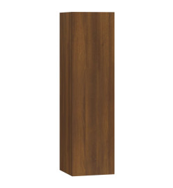 Ensemble de meubles TV 4 pcs Chêne marron Bois d'ingénierie