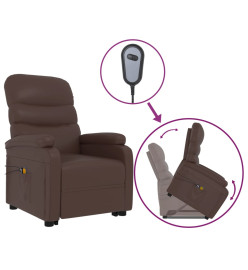 Fauteuil de massage Marron Similicuir