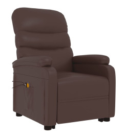 Fauteuil de massage Marron Similicuir