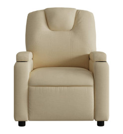 Fauteuil inclinable Crème Tissu