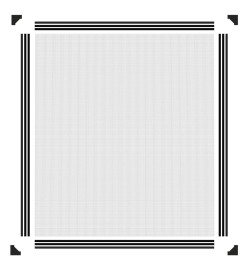 Moustiquaire magnétique pour fenêtres anthracite 120x140 cm