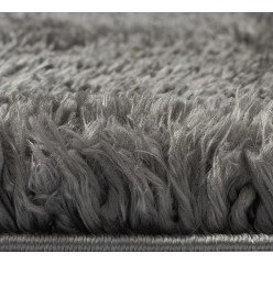 Tapis shaggy à poils hauts Anthracite 140x200 cm 50 mm