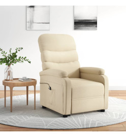 Fauteuil Crème Tissu