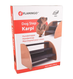 FLAMINGO Marche pour chiens Karpi 41,5x38,5x30 cm Gris