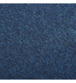 Dalles de tapis de sol 20 pcs 5 m² 50x50 cm Bleu foncé