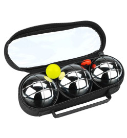 Get & Go Ensemble Jeu De Boules IV 3 Boules Argenté COC 52JP-COC-Uni