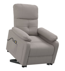 Fauteuil de massage Taupe Tissu