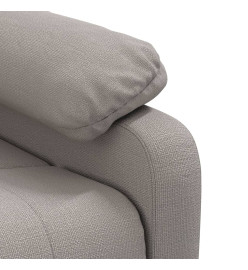 Fauteuil de massage Taupe Tissu