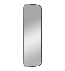 Miroir mural Noir 30x100 cm Rectangulaire