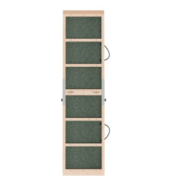 Rampe pour chiens vert 120x30 cm bois de sapin solide