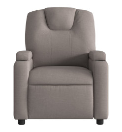 Fauteuil de massage inclinable Taupe Tissu