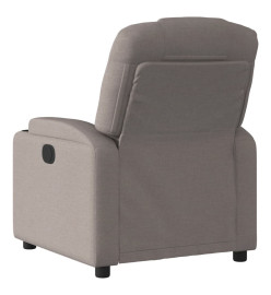 Fauteuil de massage inclinable Taupe Tissu