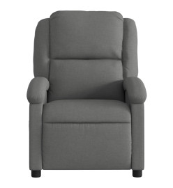 Fauteuil inclinable Gris foncé Tissu