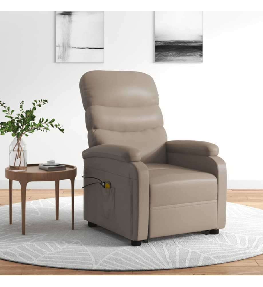 Fauteuil de massage Cappuccino Similicuir