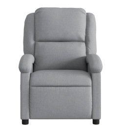 Fauteuil inclinable Gris clair Tissu