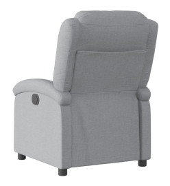 Fauteuil inclinable Gris clair Tissu