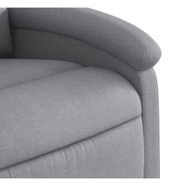 Fauteuil inclinable Gris clair Tissu