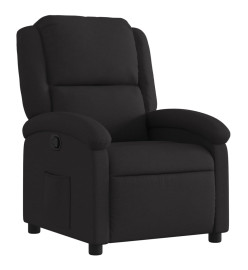 Fauteuil inclinable Noir Tissu