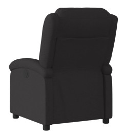 Fauteuil inclinable Noir Tissu