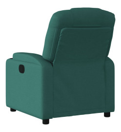 Fauteuil inclinable Vert foncé Tissu