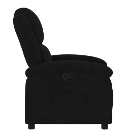 Fauteuil inclinable noir velours