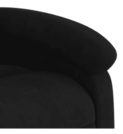 Fauteuil inclinable noir velours