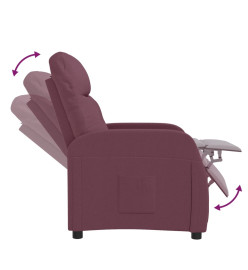 Fauteuil inclinable Violet Tissu