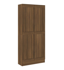 Armoire à livres Chêne marron 82,5x30,5x185,5cm Bois ingénierie